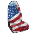 thumbnail image 2 of XYZCANDO US Flag Terry Cloth Car Seat Covers Machine Washable, Suitable for Van Truck Seat Front Seats, Car Seat Towel Cover, for Cars Trucks, 2 of 7
