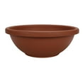 thumbnail image 1 of HC Companies 22 Inch Plastic Bowl Planter Pot, Terracotta Brown (12 Pack), 1 of 2