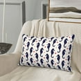 thumbnail image 5 of Sikiie Seahorses and Hearts Print Plush Pillow Cover, Wrinkle-proof and Stain-resistant Pillow Protector without Pillow Core, Home Decoration-16"x24", 5 of 6