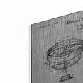 thumbnail image 2 of Luxe Metal Art 'Planetarium Blueprint Patent White' Metal Wall Art, 24"x16", 2 of 8