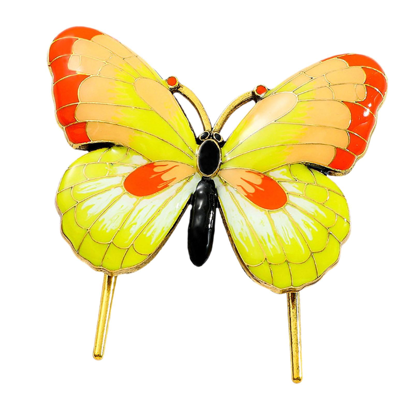 TISHITA Metal Bookmark Vintage Style Alloy Enamel Book Mark for Gift Reading Readers yellow