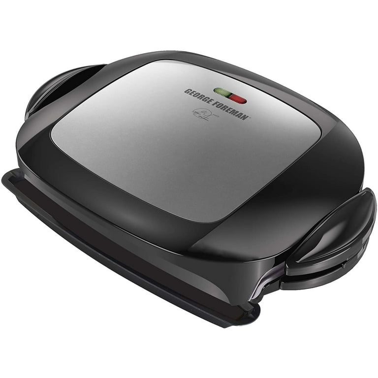 George Foreman 5-Serving Removable Plate Electric Indoor Grill And