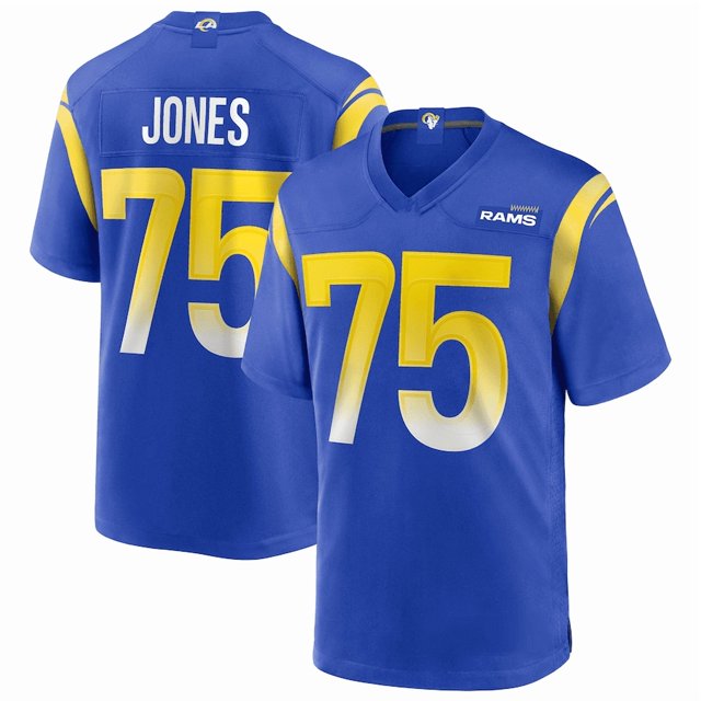 Camiseta de jugador retirado Deacon Jones #75 de para hombre