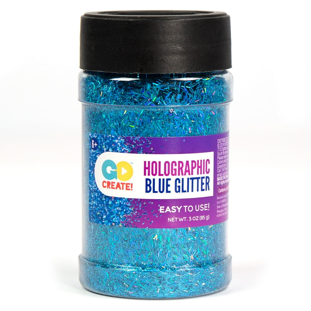 Horizon Group USA Blue Holographic Glitter, 3 Oz.
