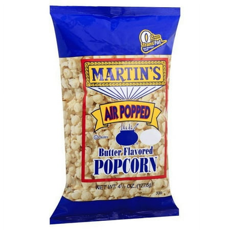 Martin's Air Popped Butter Flavored Popcorn, 4.5 Oz.