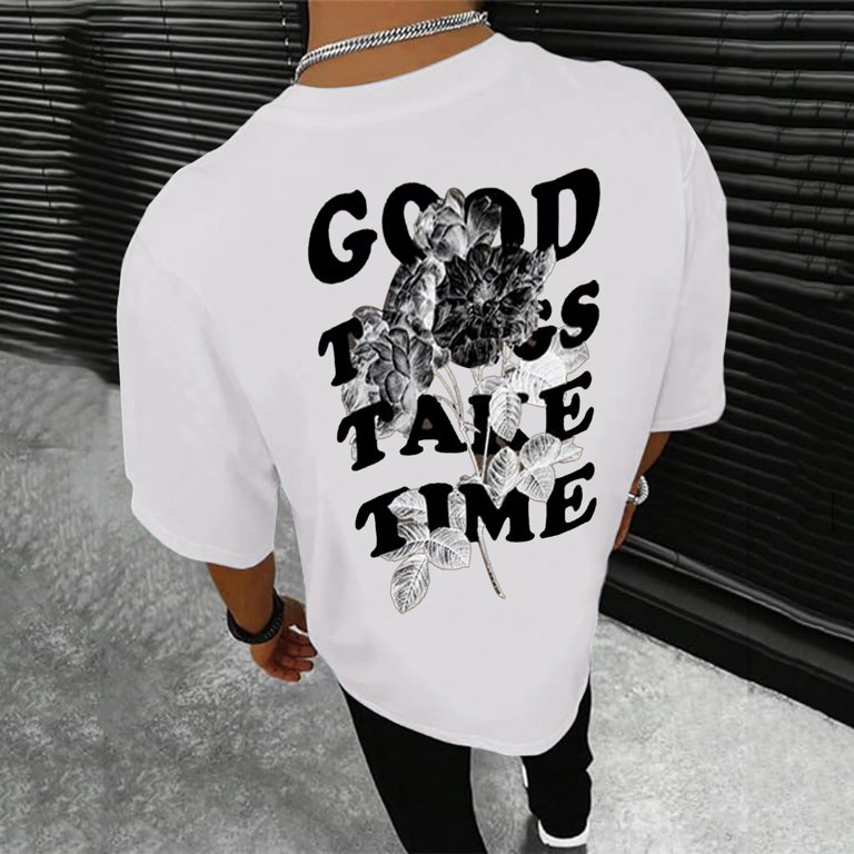 トップス Graphpaper Oversized S/S Tee with Print NOLDARES Vintage Graphic Tees for Men Oversized Floral Letter