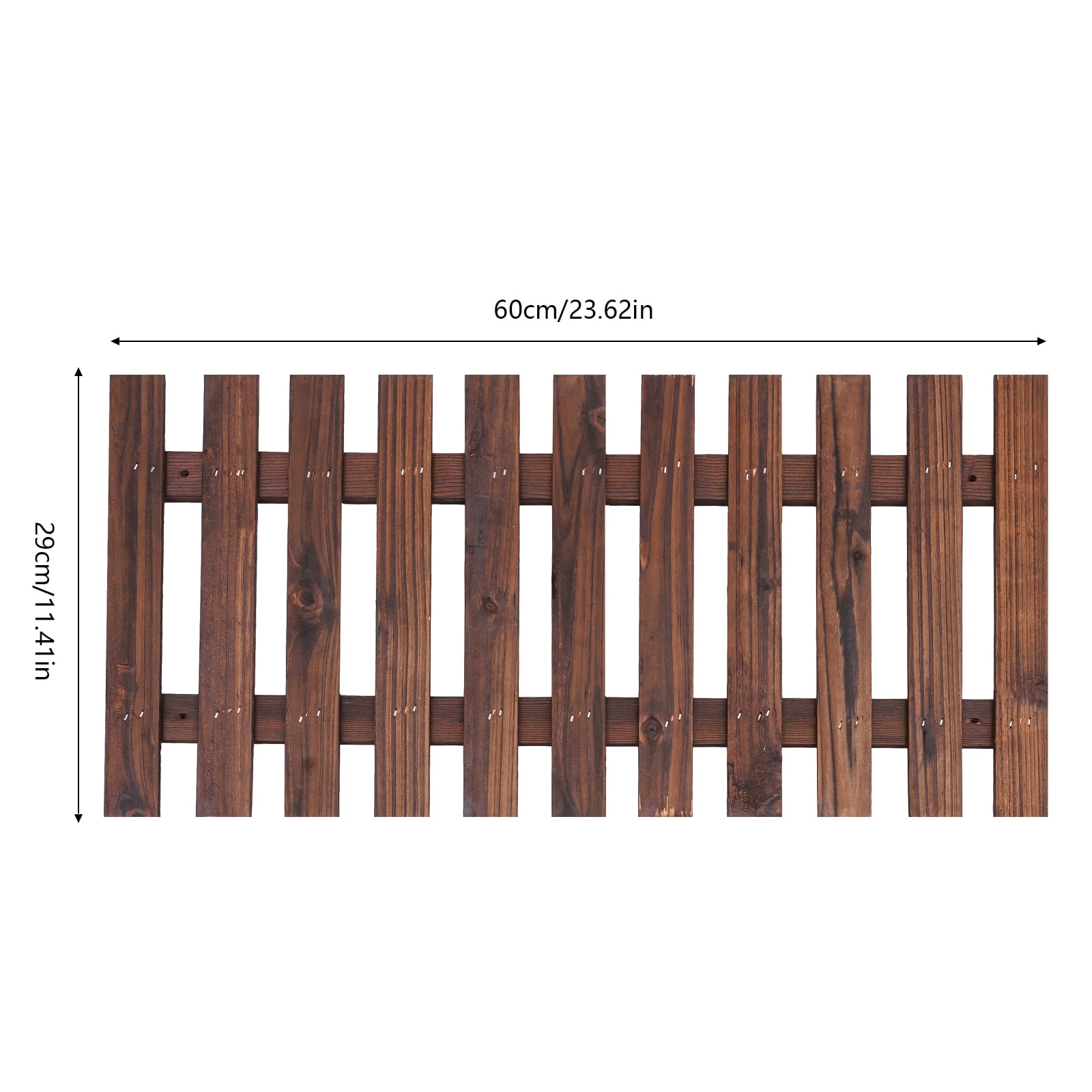 Wildnix Rustic Wooden Hanging Planter Rack, &nbsp; Cedar Wood with Carbonized Finish, Sturdy Crossbar, Ideal for Home Garden Decor