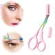 thumbnail image 3 of Fiudx Tijeras para Cejas, Recortador de Precisión de Acero Inoxidable, Mango Ergonómico Antideslizante, Diseño de Peine Protector, Perfectas para Dar Forma a Los Esfuerzos de Cuidado Personal, Regalo, 3 of 5