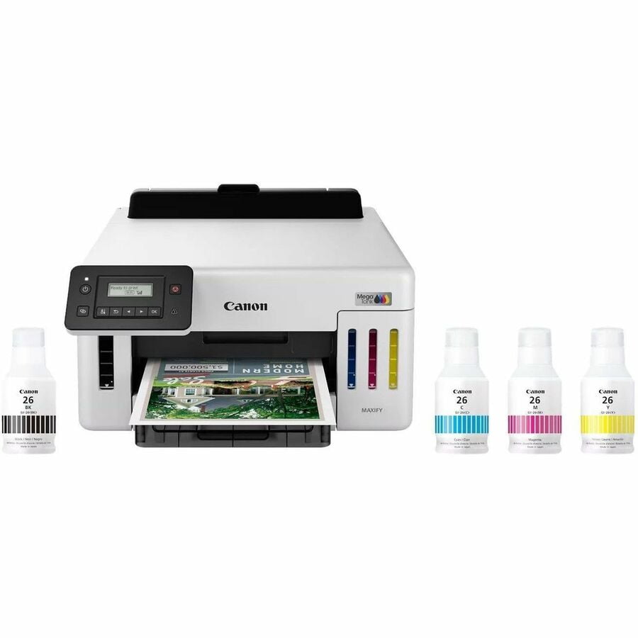 Canon MAXIFY GX5120 Wireless MegaTank Duplex Inkjet Color Printer, White
