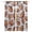 White, variant on Brown Vintage Football Kitchen Curtains Wooden Retro Art Ball Cafe Short Curtains for Bathroom Blackout Window Curtain Grommet Small Window Treatment Tier Drapes for Bedroom Living Room 27.5"x39"x2