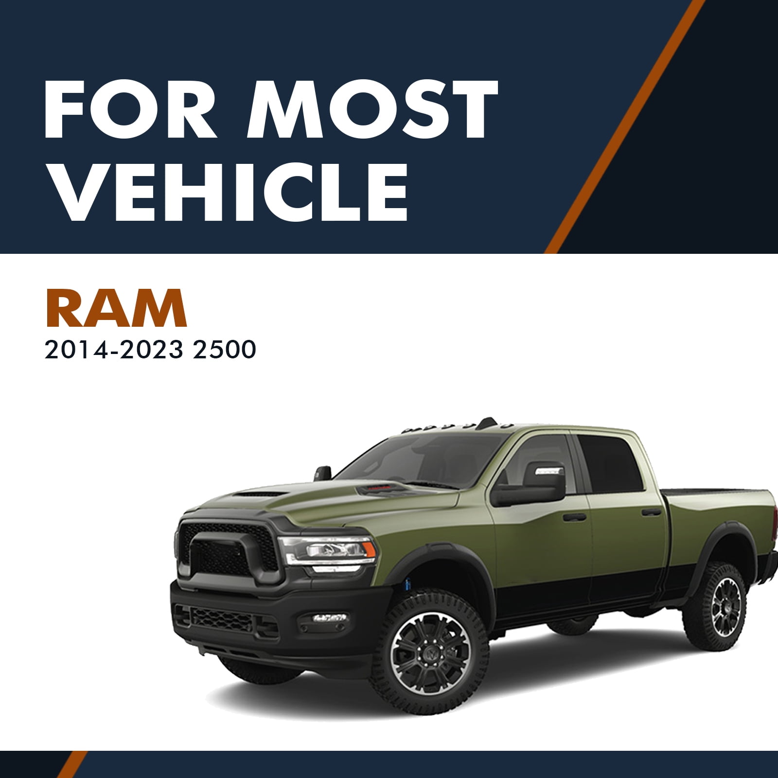 Rear Shock Absorber For 2014-2023 RAM 2500 w/ Heavy Duty Shocks