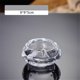 thumbnail image 2 of Cenicero de cristal negro transparente for hotel, hogar, sala de estar, oficina., 2 of 6