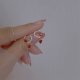 thumbnail image 5 of Pendientes corazón Gemshadow para mujer TUNC Sencillez, 5 of 5
