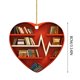thumbnail image 3 of Adorno Acrílico Para Colgar En Forma De Estantería Con Corazones Para Los Amantes De Los Libros, 3 of 4