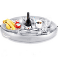 thumbnail image 2 of Floating Drink Holder Summer Inflatable Float Beer Drinking Cooler Table, 2 of 8