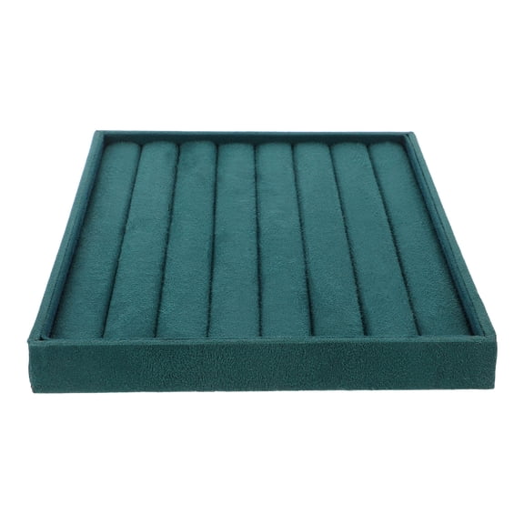 TABLZONE Dark Jewelry Holder Tray for Organizing Necklaces and Accessories Neatly