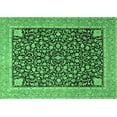 thumbnail image 1 of Ahgly Company Indoor Rectangle Persian Emerald Green Traditional Area Rugs, 8' x 10', 1 of 4