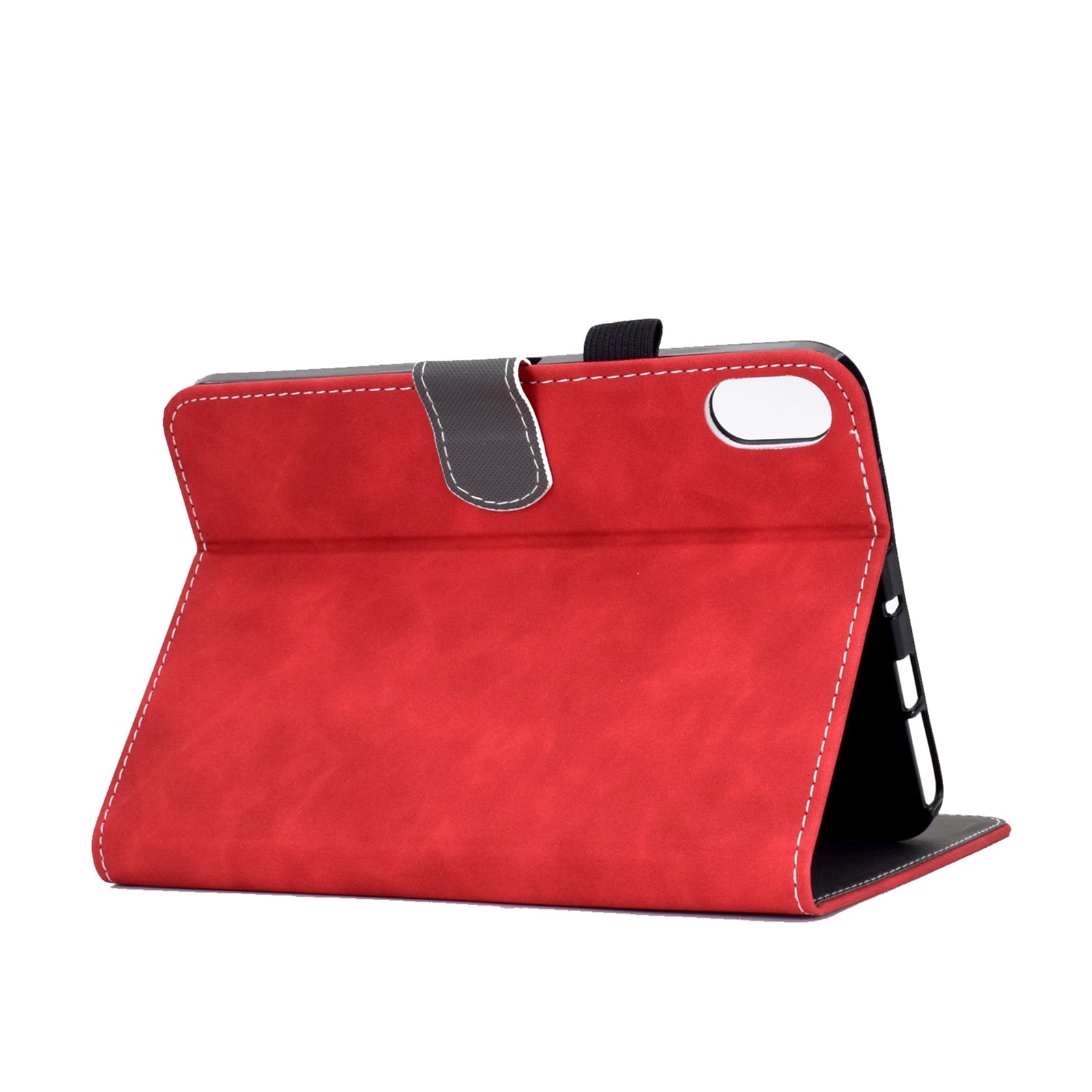 Dteck Case for  iPad 11-inch (A16) 2025/iPad 10th Generation 10.9 inch 2022,Magnetic Leather with Pencil Holder Pockets PU Leather Smart Folio Stand Wallet TPU Shockproof Cover,Red