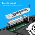 thumbnail image 3 of Radiador de unidad de estado sólido NVMe con cubierta antipolvo M.2 SSD Disipador de calor para PS5 JShteea El nuevo, 3 of 5