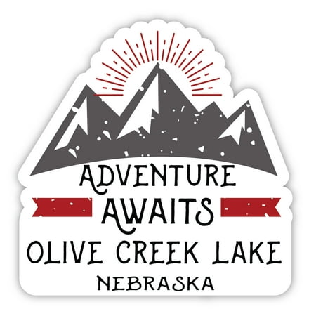 

Olive Creek Lake Nebraska Souvenir 4-Inch Magnet Adventure Awaits Design