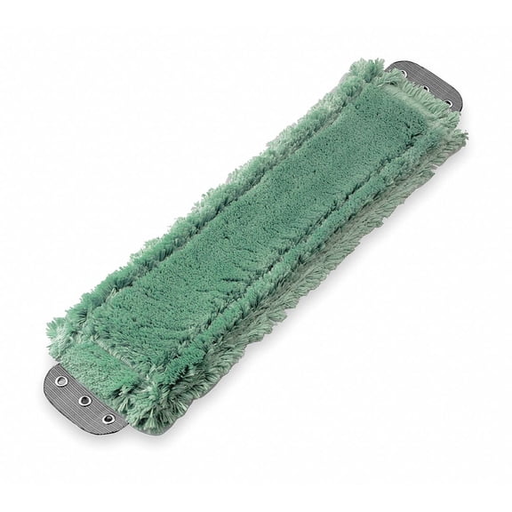 MICROFIBER MOP GREEN 15MM 5/CS