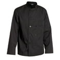thumbnail image 1 of Chef Code Men's 10 Pearl Button Classic Chef Coat, black, medium, 1 of 2
