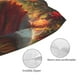 thumbnail image 3 of Fotbe Sunshine Flower Meditating Cat Funda de Almohada Decorativa Estilo Occidental, Lujo en Algodón, Fundas para Almohadas King, Cojín Estampado para Decoración del Hogar-14"x20", 3 of 6