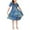 Dasiy Flower, variant on Yuyamidu Blue Butterfly Summer Dresses for Teen Girls Flower Midi Length Casual Dresses for Kids 3-4 Girls Princess Dress Outdoor Vacation Play Skater Twirl Dresses