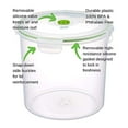 thumbnail image 2 of Lasting Freshness 10400 Vacuum Round Food Storage Containers, 11 Pieces, 2 of 2