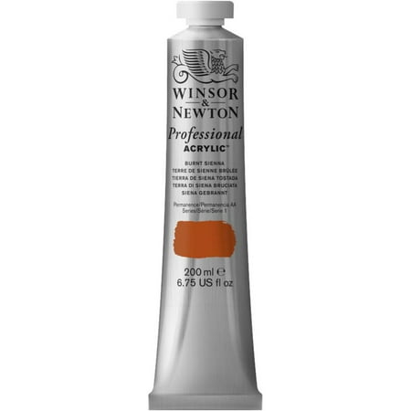 UPC: 0094376991017 | Winsor & Newton Artists Acrylic Color 200ml Tube Burnt Sienna