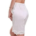 thumbnail image 3 of Women Satin Lace Safety Short Pants Skirt Under Briefs Shorts Slips Ice Silk Sleepwear Underwear Plus Size, 3 of 5