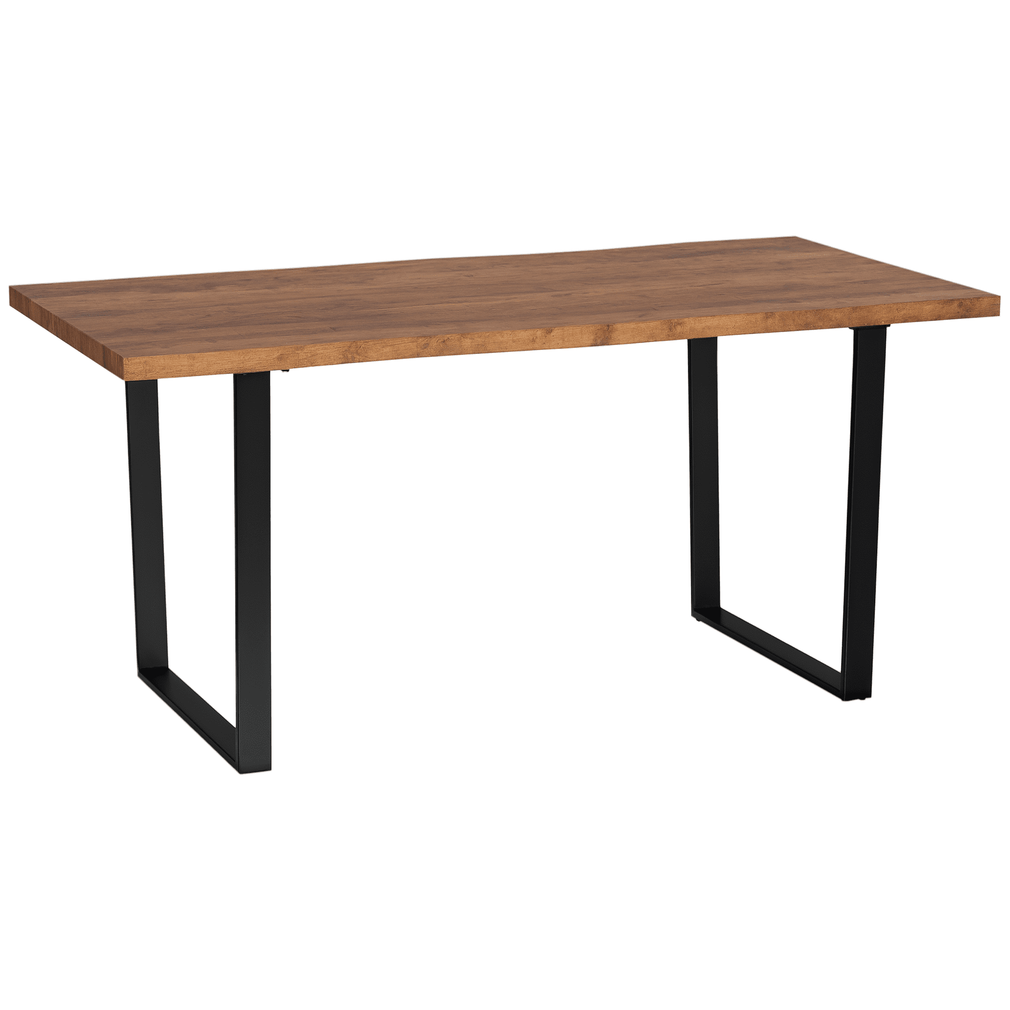 Table à manger pour 4 personne - HOMCOM - style moderne - plateau aspect bois - 70 x 70 cm - blanc - Maison