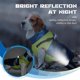 thumbnail image 5 of m Ropa reflectante nocturna para mascotas, impermeable, a prueba de viento, ropa acolchada de algodón para perros con anillo en forma de D en la espalda, 5 of 5