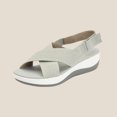 thumbnail image 1 of Zapatillas de verano para mujer, zapatos informales para mujer, sandalias con cuña de plataforma ligera Wmkox8yii  nm8247, 1 of 4