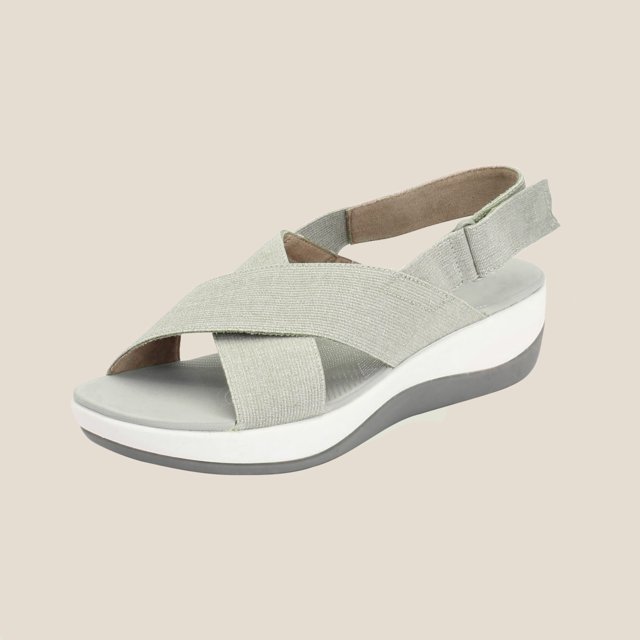 Zapatillas de verano para mujer, zapatos informales para mujer, sandalias con cuña de plataforma ligera Wmkox8yii nm8247