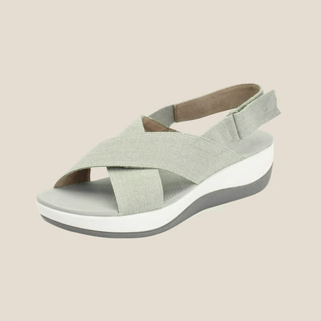 

Yedhsi Summer Ladies Slippers Casual Women s Shoes Lightweight Platform Wedges Sandals Women s Sandals
