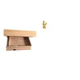 thumbnail image 1 of Estante flotante de pared con cajón y compartimento, fácil de instalar, para decoración del hogar, dormitorio, apartamento, oficina, figura de pollo F, 1 of 8