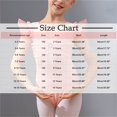 thumbnail image 3 of Ballet Leotards for Girls Size 2-15 One-Piece Bodysuits Toddlers Teens Solid Ruffle Sleeveless Crewneck Stretchy Slim-Fit Dance Jumpsuits, 3 of 4