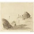 thumbnail image 2 of Jean-Louis Forain 16x15 Black Ornate Wood Framed Double Matted Museum Art Print Titled - The Road to Rocquencourt (1909), 2 of 5