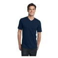 thumbnail image 1 of District Young Mens Concert V-Neck Tee Shirt, New Navy 3X-Large, 1 of 2