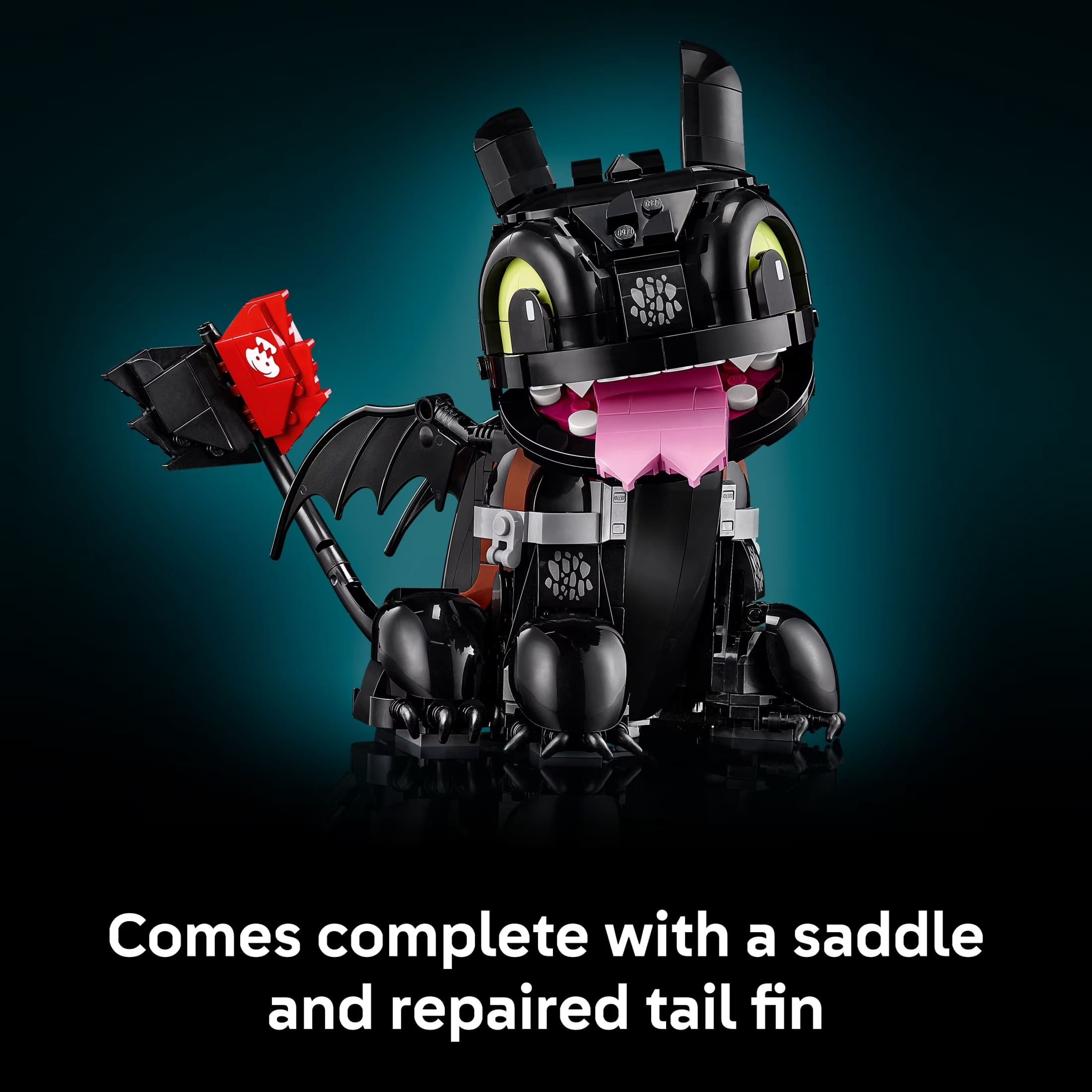 Toothless Dragon Building Set 784 Pieces Posable Night Fury Model How to Train Your Dragon Display Decor