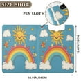 thumbnail image 3 of FORMRS A4 Clipboard Folder with Pen Holder Horizontal Foldable School Office Binder, Rainbow with Stars, 3 of 9