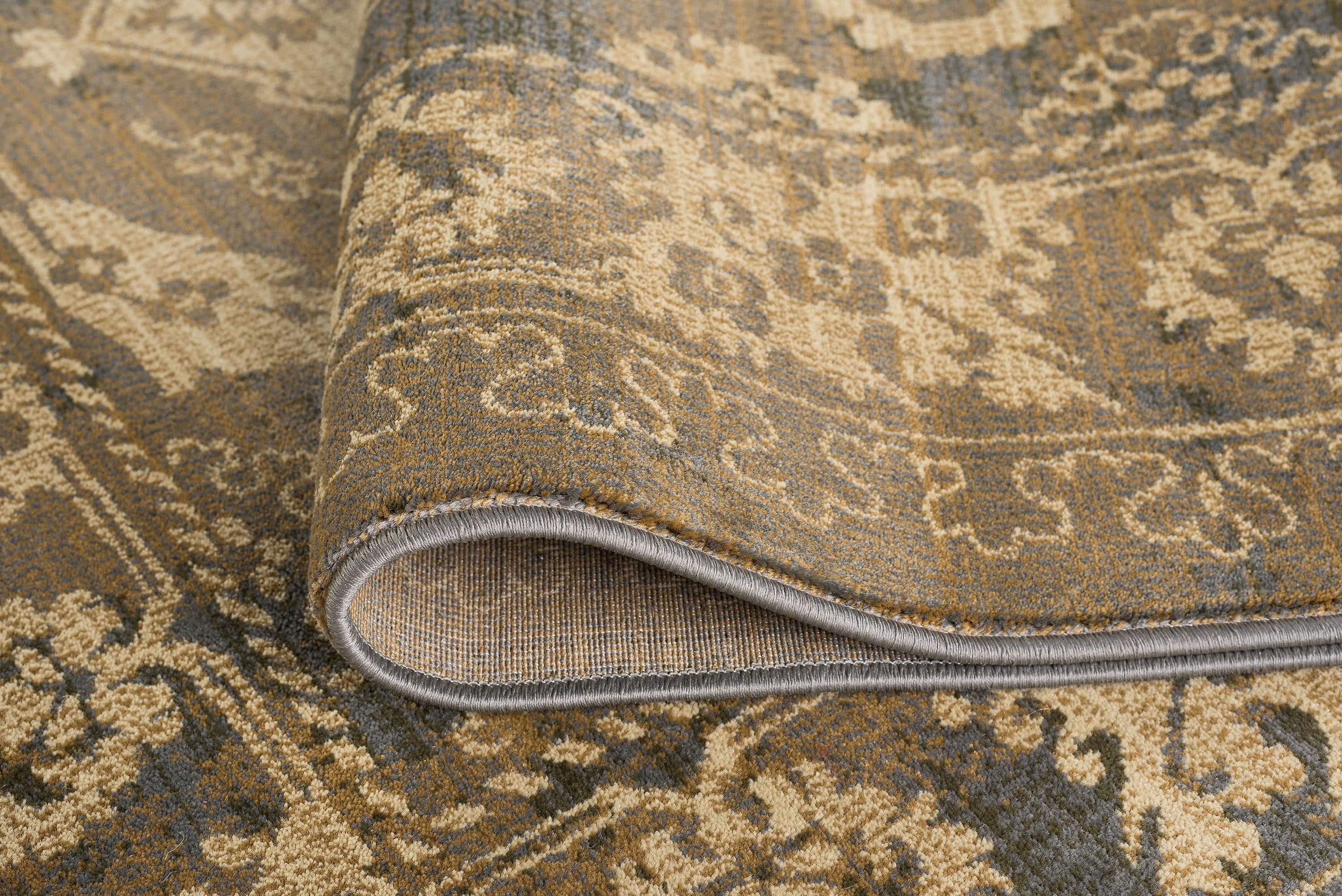 Transitional 2x3 Area Rug (2' x 3') Border Ivory, Beige Indoor Scatter Easy to Clean