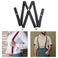 thumbnail image 5 of Tirantes para hombre, tirantes para pantalones de moda, Clip para fiesta de disfraces, eventos formales, hombres, 5 of 5