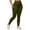 Army Green, variant on YUEHUA Women's High Waist Ribbed Textured Yoga Leggings, Tummy Control Butt Lifting Compression Pants, Stretchy Workout Tights for Gym & Jogging
