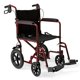 thumbnail image 1 of Silla de Ruedas Medline Rojo con Freno de Mano para Adultos, 1 of 9