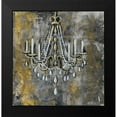 thumbnail image 2 of Vassileva, Silvia 12x12 Black Modern Framed Museum Art Print Titled - Vintage Chandelier II, 2 of 5