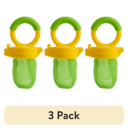 (3 pack) Munchkin Fresh Food Feeder, BPA-Free, 2 Pack, Coral/Purple