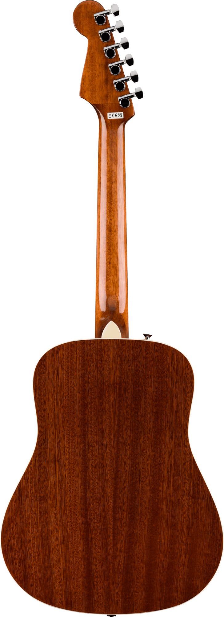Fender California Standard Redondo Mini Acoustic Guitar - Natural Sapele Bundle with Gig Bag, Hard Case, Tuner, Strings, Strap, String Winder, Picks, and Austin Bazaar Instructional DVD