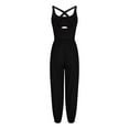 thumbnail image 4 of Kmdttou Fashion Plus Size Set Sweatsuits Tracksuits for Women's Casual Solid Color Hollow Out Jumpsuit on Clearance!, 4 of 5